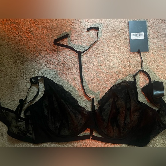 Sheer Evil bra halter choker Killstar XXL NWT gothic vampire - Picture 3 of 3